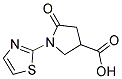 5-OXO-1-(1,3-THIAZOL-2-YL)PYRROLIDINE-3-CARBOXYLIC ACID Struktur