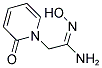 (1E)-N'-HYDROXY-2-(2-OXOPYRIDIN-1(2H)-YL)ETHANIMIDAMIDE Struktur