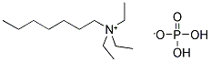 1-HEPTYLTRIETHYL-AMMONIUM PHOSPHATE Struktur