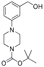 4-(3-HYDROXYMETHYL-PHENYL)-PIPERAZINE-1-CARBOXYLIC ACID TERT-BUTYL ESTER Struktur