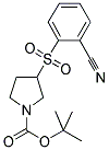 3-(2-CYANO-BENZENESULFONYL)-PYRROLIDINE-1-CARBOXYLIC ACID TERT-BUTYL ESTER Struktur