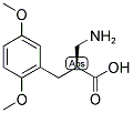 (S)-2-AMINOMETHYL-3-(2,5-DIMETHOXY-PHENYL)-PROPIONIC ACID Struktur