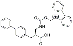 (S)-3-BIPHENYL-4-YL-2-[(9H-FLUOREN-9-YLMETHOXYCARBONYLAMINO)-METHYL]-PROPIONIC ACID Struktur