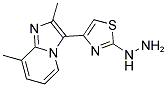 [4-(2,8-DIMETHYL-IMIDAZO[1,2-A]PYRIDIN-3-YL)-THIAZOL-2-YL]-HYDRAZINE Struktur