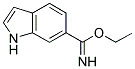 1H-INDOLE-6-CARBOXIMIDIC ACID ETHYL ESTER Struktur