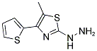 (5-METHYL-4-THIOPHEN-2-YL-THIAZOL-2-YL)-HYDRAZINE Struktur