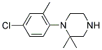 1-(4-CHLORO-2-METHYLPHENYL)-2,2-DIMETHYLPIPERAZINE Struktur