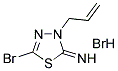 3-ALLYL-5-BROMO-1,3,4-THIADIAZOL-2(3H)-IMINE HYDROBROMIDE Struktur