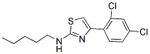 4-(2,4-DICHLOROPHENYL)-N-PENTYL-1,3-THIAZOL-2-AMINE Struktur