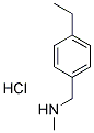 N-(4-ETHYLBENZYL)-N-METHYLAMINE HYDROCHLORIDE Struktur