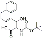 2-TERT-BUTOXYCARBONYLAMINO-3-HYDROXY-3-NAPHTHALEN-1-YL-PROPIONIC ACID Struktur