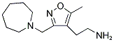 (2-[3-(AZEPAN-1-YLMETHYL)-5-METHYLISOXAZOL-4-YL]ETHYL)AMINE Struktur