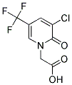 [3-CHLORO-2-OXO-5-(TRIFLUOROMETHYL)PYRIDIN-1(2H)-YL]ACETIC ACID Struktur