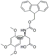 (S)-3-(9H-FLUOREN-9-YLMETHOXYCARBONYLAMINO)-3-(2,4,5-TRIMETHOXY-PHENYL)-PROPIONIC ACID Struktur