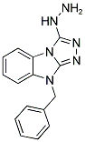 (9-BENZYL-9H-BENZO[4,5]IMIDAZO[2,1-C][1,2,4]TRIAZOL-3-YL)-HYDRAZINE Struktur