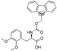 (R)-3-(2,3-DIMETHOXY-PHENYL)-2-(9H-FLUOREN-9-YLMETHOXYCARBONYLAMINO)-PROPIONIC ACID Struktur