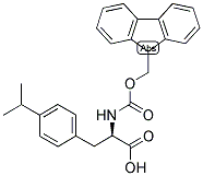 (R)-2-(9H-FLUOREN-9-YLMETHOXYCARBONYLAMINO)-3-(4-ISOPROPYL-PHENYL)-PROPIONIC ACID Struktur