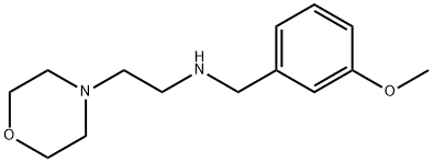 N-(3-METHOXYBENZYL)-2-MORPHOLIN-4-YLETHANAMINE Struktur