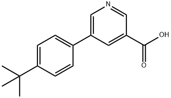 5-(4-TERT-BUTYLPHENYL)NICOTINIC ACID Struktur