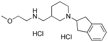 N-([1-(2,3-DIHYDRO-1H-INDEN-2-YL)PIPERIDIN-3-YL]-METHYL)-2-METHOXYETHANAMINE DIHYDROCHLORIDE Struktur