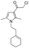 2-CHLORO-1-[1-(2-CYCLOHEX-1-EN-1-YLETHYL)-2,5-DIMETHYL-1H-PYRROL-3-YL]ETHANONE Struktur