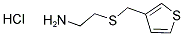 2-[(THIEN-3-YLMETHYL)THIO]ETHANAMINE HYDROCHLORIDE Struktur