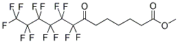 8,8,9,9,10,10,11,11,12,12,13,13,13-TRIDECAFLUORO-7-OXOTRIDECANOIC ACID METHYL ESTER Struktur