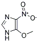 5-METHOXY-4-NITRO-1H-IMIDAZOLE Struktur