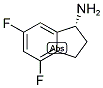 (R)-4,6-DIFLUORO-INDAN-1-YLAMINE Struktur