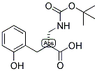 (R)-2-(TERT-BUTOXYCARBONYLAMINO-METHYL)-3-(2-HYDROXY-PHENYL)-PROPIONIC ACID Struktur