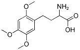 2-AMINO-4-(2,4,5-TRIMETHOXY-PHENYL)-BUTYRIC ACID Struktur