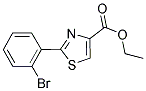 2-(2-BROMO-PHENYL)-THIAZOLE-4-CARBOXYLIC ACID ETHYL ESTER Struktur