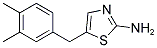 5-(3,4-DIMETHYLBENZYL)-1,3-THIAZOL-2-AMINE Struktur