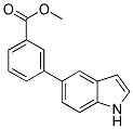 3-(1H-INDOL-5-YL)-BENZOIC ACID METHYL ESTER Struktur