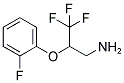 3,3,3-TRIFLUORO-2-(2-FLUORO-PHENOXY)-PROPYLAMINE Struktur