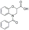 4-BENZOYL-3,4-DIHYDRO-2H-1,4-BENZOXAZINE-2-CARBOXYLIC ACID Struktur