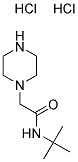 N-(TERT-BUTYL)-2-PIPERAZIN-1-YLACETAMIDE DIHYDROCHLORIDE Struktur