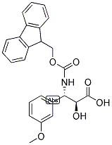 N-FMOC-3-(S)-AMINO-2-(S)-HYDROXY-3-(3-METHOXY-PHENYL)-PROPIONIC ACID Struktur