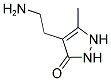 4-(2-AMINOETHYL)-5-METHYL-1,2-DIHYDRO-3H-PYRAZOL-3-ONE Struktur