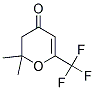 2,2-DIMETHYL-6-(TRIFLUOROMETHYL)-2,3-DIHYDRO-4H-PYRAN-4-ONE Struktur