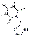 1,3-DIMETHYL-5-(1H-PYRROL-2-YLMETHYL)PYRIMIDINE-2,4,6(1H,3H,5H)-TRIONE Struktur