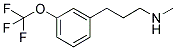 METHYL-[3-(3-TRIFLUOROMETHOXY-PHENYL)-PROPYL]-AMINE Struktur