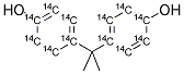 BISPHENOL A, [RING-14C(U)]- Struktur