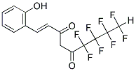 (1E)-6,6,7,7,8,8,9,9-OCTAFLUORO-1-(2-HYDROXYPHENYL)NON-1-ENE-3,5-DIONE Struktur