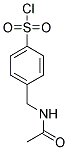 4-(ACETYLAMINO-METHYL)-BENZENESULFONYL CHLORIDE Struktur