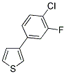 3-(4-CHLORO-3-FLUOROPHENYL)THIOPHENE Struktur