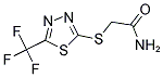 2-([5-(TRIFLUOROMETHYL)-1,3,4-THIADIAZOL-2-YL]SULFANYL)ACETAMIDE Struktur