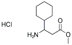 3-AMINO-3-CYCLOHEXYL-PROPIONIC ACID METHYL ESTER HYDROCHLORIDE Struktur