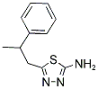 5-(2-PHENYL-PROPYL)-[1,3,4]THIADIAZOL-2-YLAMINE Struktur