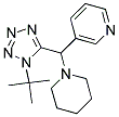 3-[(1-TERT-BUTYL-1H-TETRAZOL-5-YL)(PIPERIDIN-1-YL)METHYL]PYRIDINE Struktur